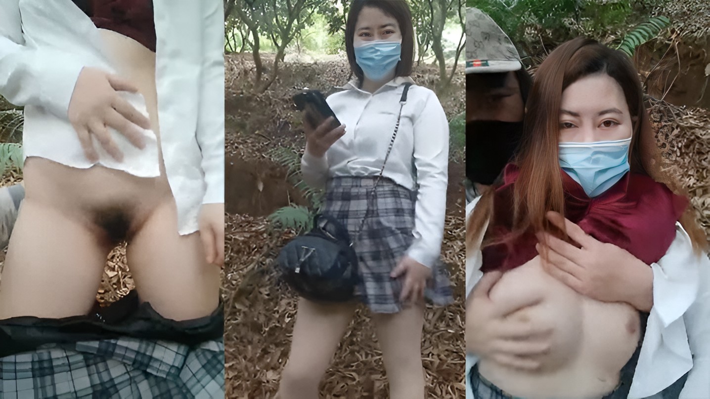 快约人妻野战 大胸白嫩JK制服 小山坡无人处脱衣抠穴后入 紧张刺激